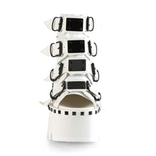 Load image into Gallery viewer, Botines Demonia ASHES-70 Blanco Piel vegana