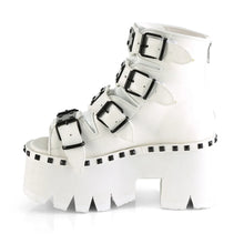 Load image into Gallery viewer, Botines Demonia ASHES-70 Blanco Piel vegana