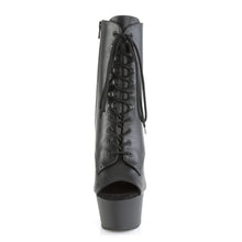 Cargar imagen en el visor de la galería, Tacones Pleaser ASPIRE-1021 Negro Piel Sintética