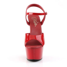 Load image into Gallery viewer, Tacones Pleaser ASPIRE-609 Rojo Charol