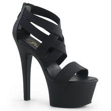Cargar imagen en el visor de la galería, Tacones Pleaser ASPIRE-669 Negro Elastic Band