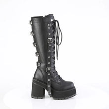 Load image into Gallery viewer, Botas Demonia ASSAULT-218 Negro Piel vegana