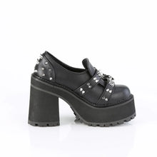 Load image into Gallery viewer, Zapatos con plataforma Demonia ASSAULT-38 Negro Piel vegana