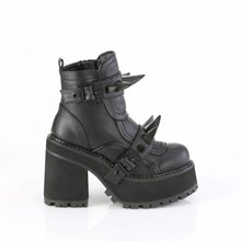 Load image into Gallery viewer, Botines Demonia ASSAULT-72 Negro Piel vegana