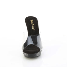 Carregar imagem no visualizador da galeria, Sapatos de salto alto Fabulicious ATHENA-501 - Transparente / Preto