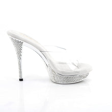Carregar imagem no visualizador da galeria, Sapatos de salto alto Fabulicious ATHENA-501 - Transparente / Cromo prateado