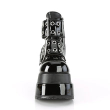 Load image into Gallery viewer, Botines Demonia BEAR-104 Negro Pat-Piel vegana