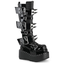 Load image into Gallery viewer, Botas Demonia BEAR-215 Negro Piel vegana-Pat