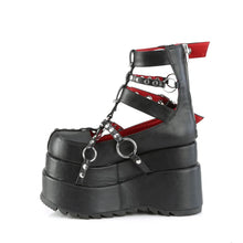 Load image into Gallery viewer, Botines Demonia BEAR-28 Negro Piel vegana