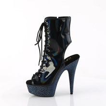 Load image into Gallery viewer, Tacones Pleaser BEJEWELED-1016-6 Negro Holo Charol