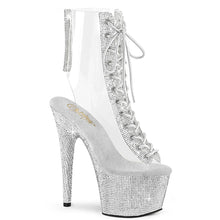 Load image into Gallery viewer, Tacones Pleaser BEJEWELED-1016C-2-7 Transparente Plata