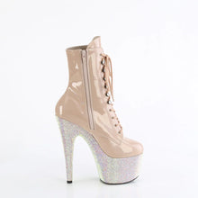 Load image into Gallery viewer, Tacones Pleaser BEJEWELED-1020-7 Nude Holo Charol