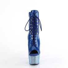 Load image into Gallery viewer, Tacones Pleaser BEJEWELED-1021-7 Azul Holo Charol