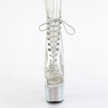 Load image into Gallery viewer, Tacones Pleaser BEJEWELED-1021C-7 Transparente Plata