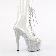 Load image into Gallery viewer, Tacones Pleaser BEJEWELED-1021C-7 Transparente Plata