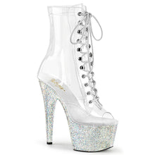 Load image into Gallery viewer, Tacones Pleaser BEJEWELED-1021C-7 Transparente Plata