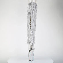 Load image into Gallery viewer, Tacones Pleaser BEJEWELED-3017HG-RSF Plata Holo Pu