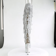 Load image into Gallery viewer, Tacones Pleaser BEJEWELED-3019RSF-7 Plata Pu