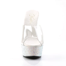 Load image into Gallery viewer, Tacones Pleaser BEJEWELED-601DM Transparente Plata