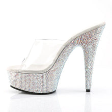 Load image into Gallery viewer, Tacones Pleaser BEJEWELED-601DM Transparente Plata