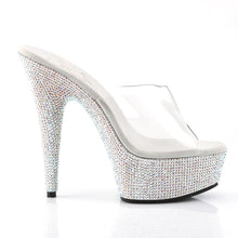 Load image into Gallery viewer, Tacones Pleaser BEJEWELED-601DM Transparente Plata