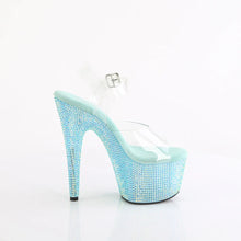 Load image into Gallery viewer, Tacones Pleaser BEJEWELED-708RRS Transparente Aguamarina