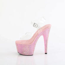 Load image into Gallery viewer, Tacones Pleaser BEJEWELED-708RRS Transparente B. Rosa