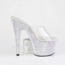 Load image into Gallery viewer, Tacones Pleaser BEJEWELED-712MS Transparente Plata