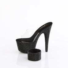 Carregar imagem no visualizador da galeria, Sapatos de salto alto Pleaser BEJEWELED-712RS - Transparente / Strass preto
