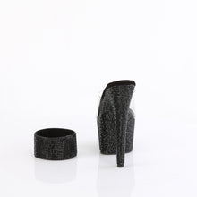 Carregar imagem no visualizador da galeria, Sapatos de salto alto Pleaser BEJEWELED-712RS - Transparente / Strass preto