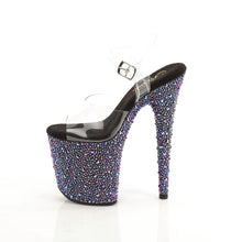 Carregar imagem no visualizador da galeria, Sapatos de salto Pleaser BEJEWELED-808MS - Transparente / Strass preto