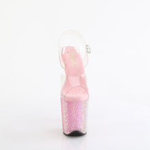 Carregar imagem no visualizador da galeria, Sapatos de salto alto Pleaser BEJEWELED-808RRS - Transparente / Strass rosa