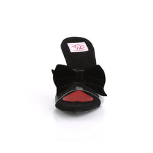 Load image into Gallery viewer, Tacones Pin Up Couture BELLE-301BOW Transparente Negro