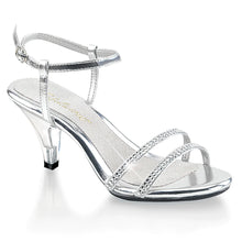 Cargar imagen en el visor de la galería, Tacones Fabulicious BELLE-316 Plata Pu Transparente