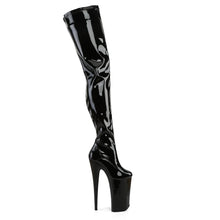 Cargar imagen en el visor de la galería, Tacones Pleaser BEYOND-4000 Negro Stretch Charol