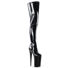 Cargar imagen en el visor de la galería, Tacones Pleaser BEYOND-4000 Negro Stretch Charol