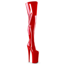 Cargar imagen en el visor de la galería, Tacones Pleaser BEYOND-4000 Rojo Stretch Charol