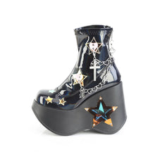 Load image into Gallery viewer, Botines Demonia BLAZE-108 Negro Holo Pat