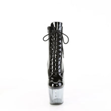 Cargar imagen en el visor de la galería, Tacones Pleaser BLISS-1020BC Negro Charol Transparente