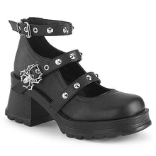 Load image into Gallery viewer, Zapatos con plataforma Demonia BRATTY-30 Negro Piel vegana