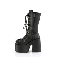 Load image into Gallery viewer, Botas Demonia CAMEL-115 Negro Piel vegana