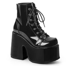 Load image into Gallery viewer, Botines Demonia CAMEL-203 Negro Pat