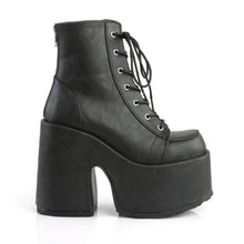 Load image into Gallery viewer, Botines Demonia CAMEL-203 Negro Piel vegana