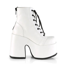 Load image into Gallery viewer, Botines Demonia CAMEL-203 Blanco Piel vegana