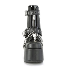Carregar imagem no visualizador da galeria, Botines Demonia CAMEL-205 Negro Piel vegana