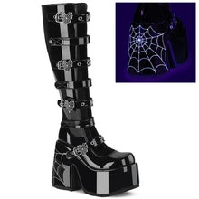 Load image into Gallery viewer, Botas Demonia CAMEL-223 Negro Pat