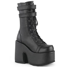 Load image into Gallery viewer, Botas Demonia CAMEL-250 Negro Piel vegana