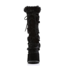 Load image into Gallery viewer, Botas Demonia CAMEL-311 Negro Ante vegano