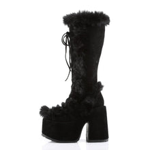 Load image into Gallery viewer, Botas Demonia CAMEL-311 Negro Ante vegano