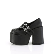 Load image into Gallery viewer, Zapatos con plataforma Demonia CAMEL-55 Negro Piel vegana